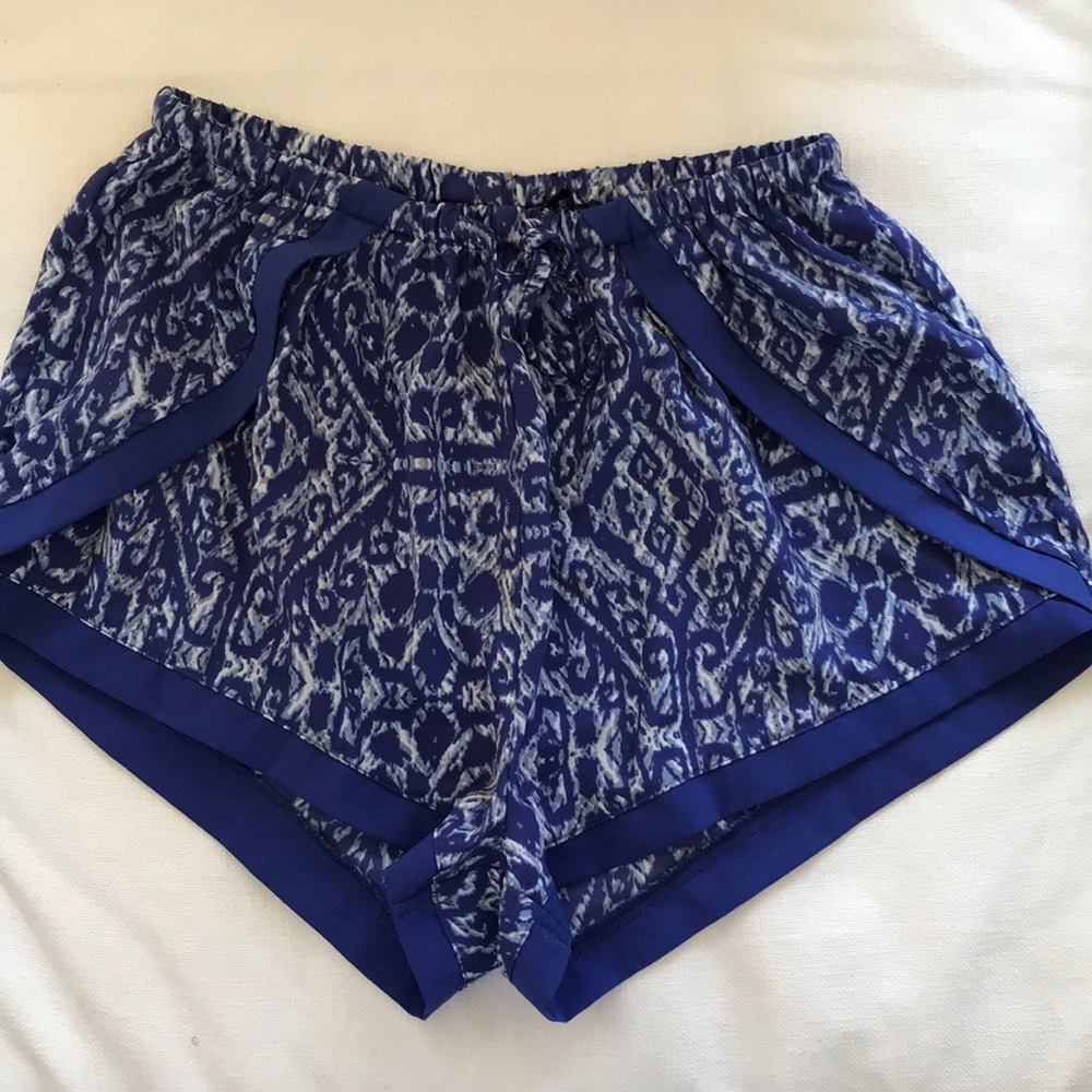Blue shorts size small